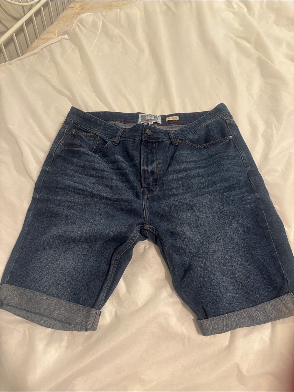 MBX Dark Blue Men’s Denim Jean Shorts